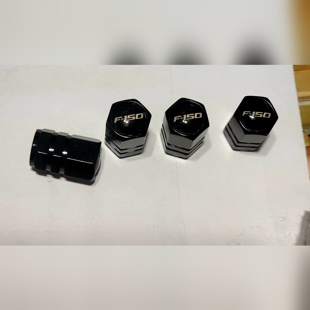 NEW! Black F-150 Valve Stem Caps